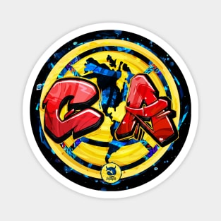 Escudo Graffiti Aguilas Magnet